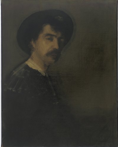 Zelfportret, 1870-75 door James Abbott McNeill Whistler